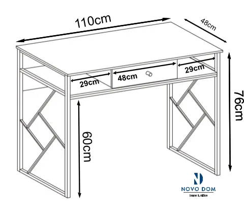 Biurko TABLO B 48x110 cm Signal - TABLOB