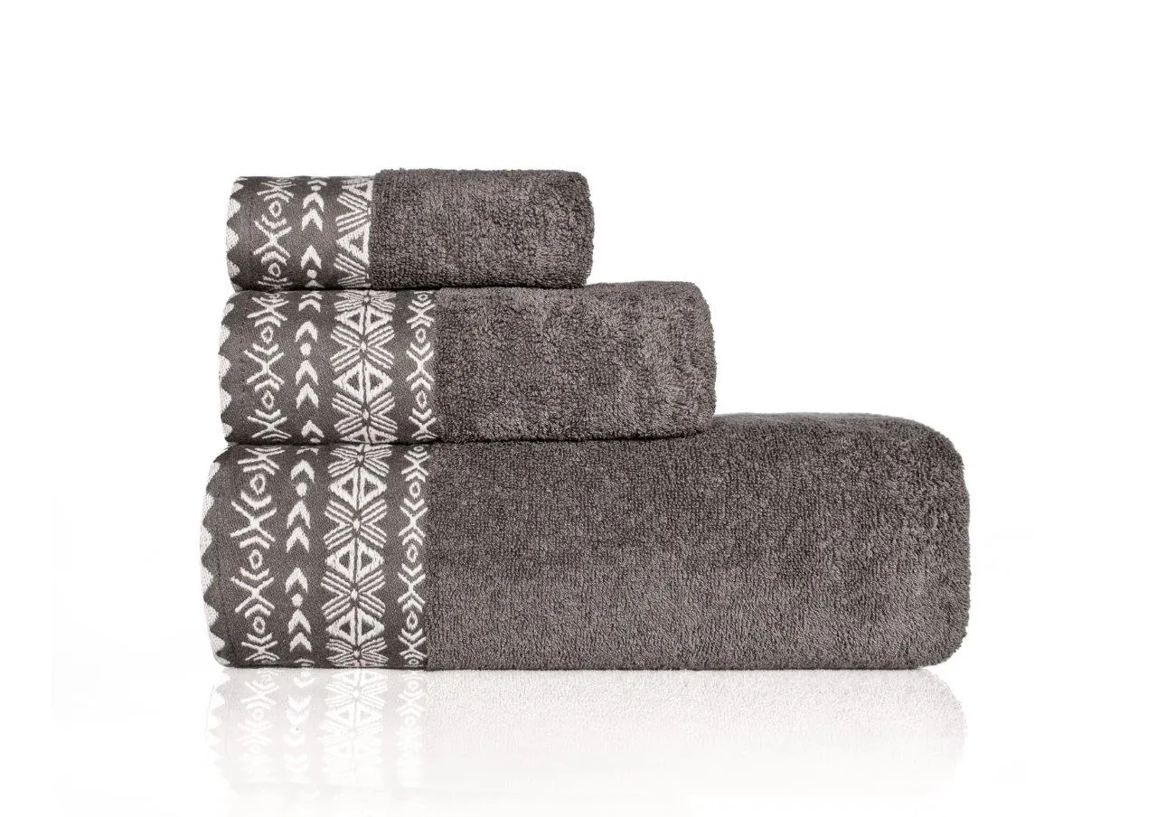 Ręcznik frotte DRIADA 30x50 gramatura 500 popielaty - FARO_23657