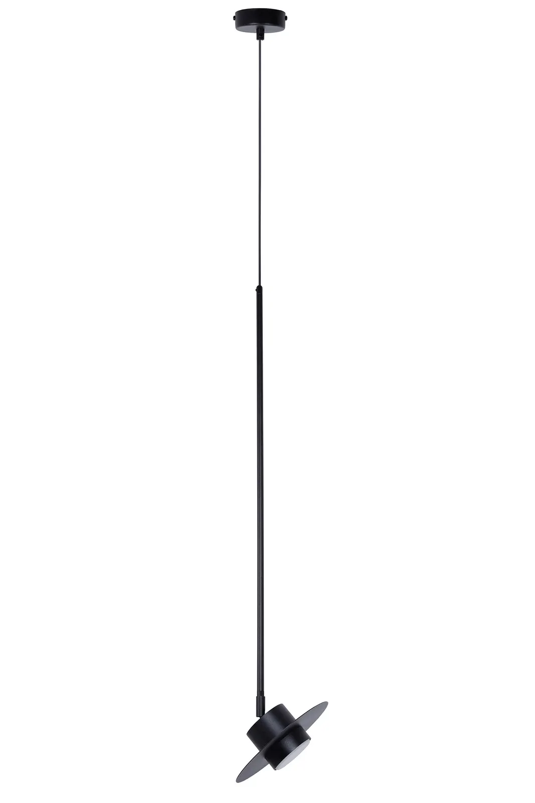 Lampa wisząca stalowa CHARLIE M dł. max 200 cm czarna