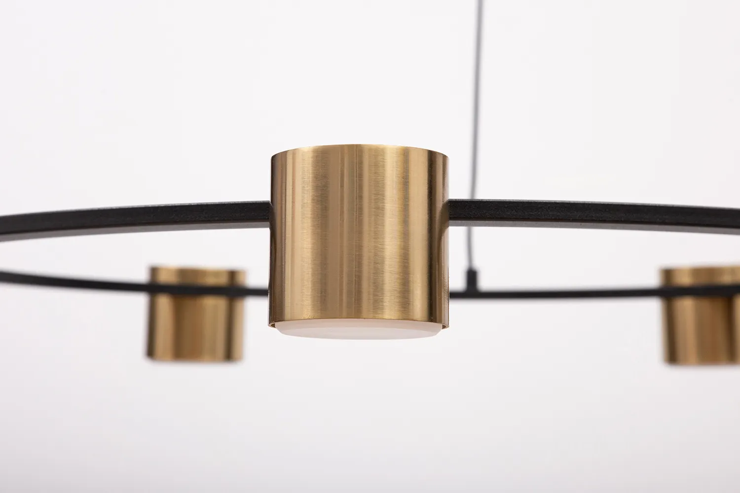 Lampa wisząca 7-punktowa KODO 7 czarno-złota - SI_41330