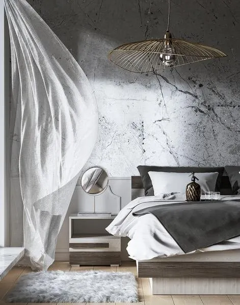 Szafka nocna z szufladą BLANCO 18 sosna śnieżna - 1BLAN18-001