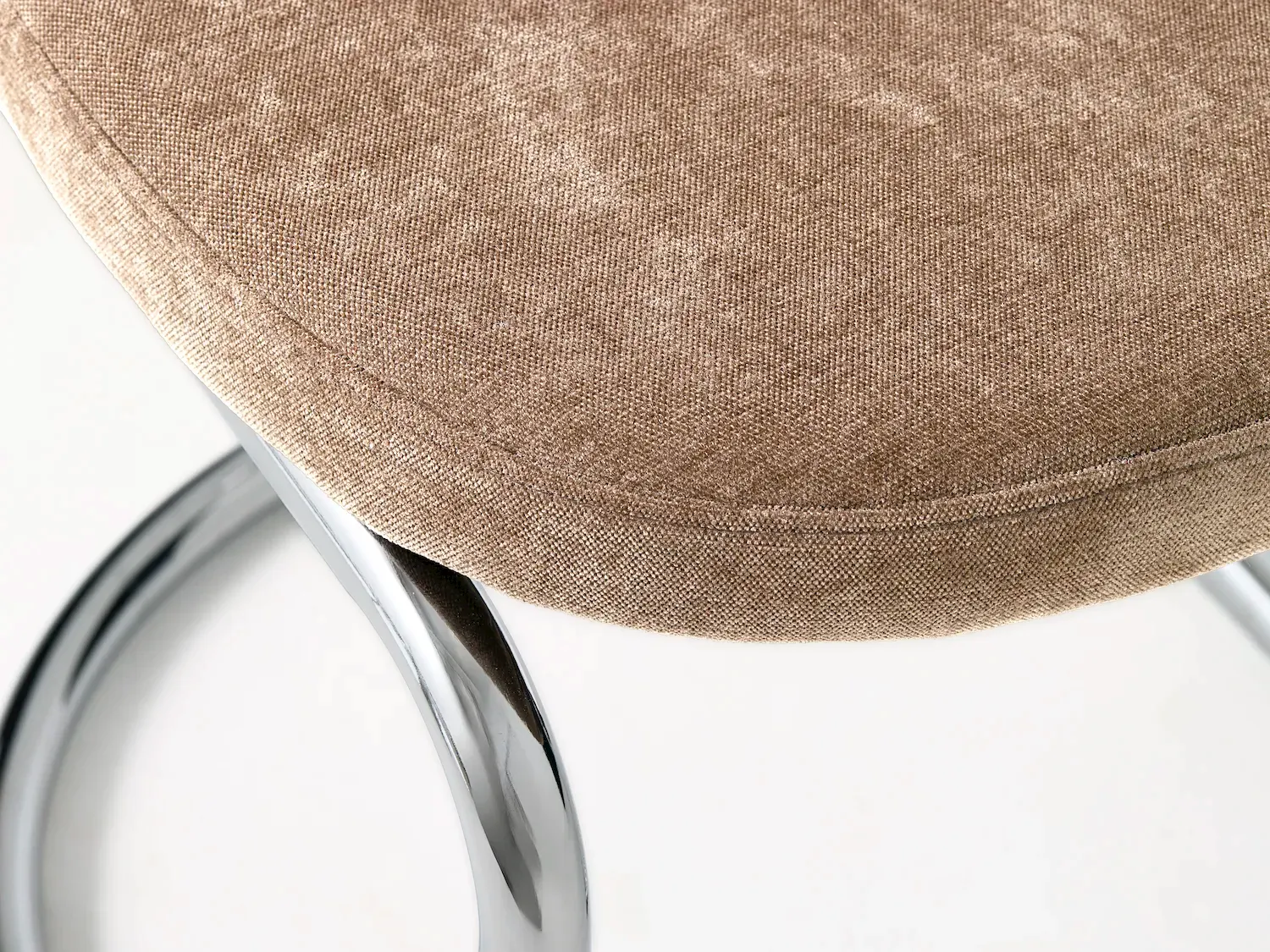 Krzesło GRIFFIN Maloy 34 taupe chrom — zdjęcie 7