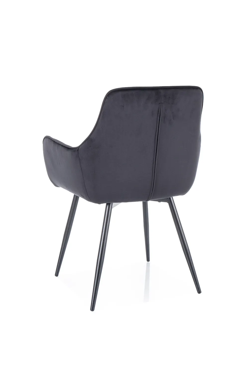 KRZESŁO FIG VELVET CZARNY STELAŻ/CZARNY BLUVEL 19 - FIGVCC