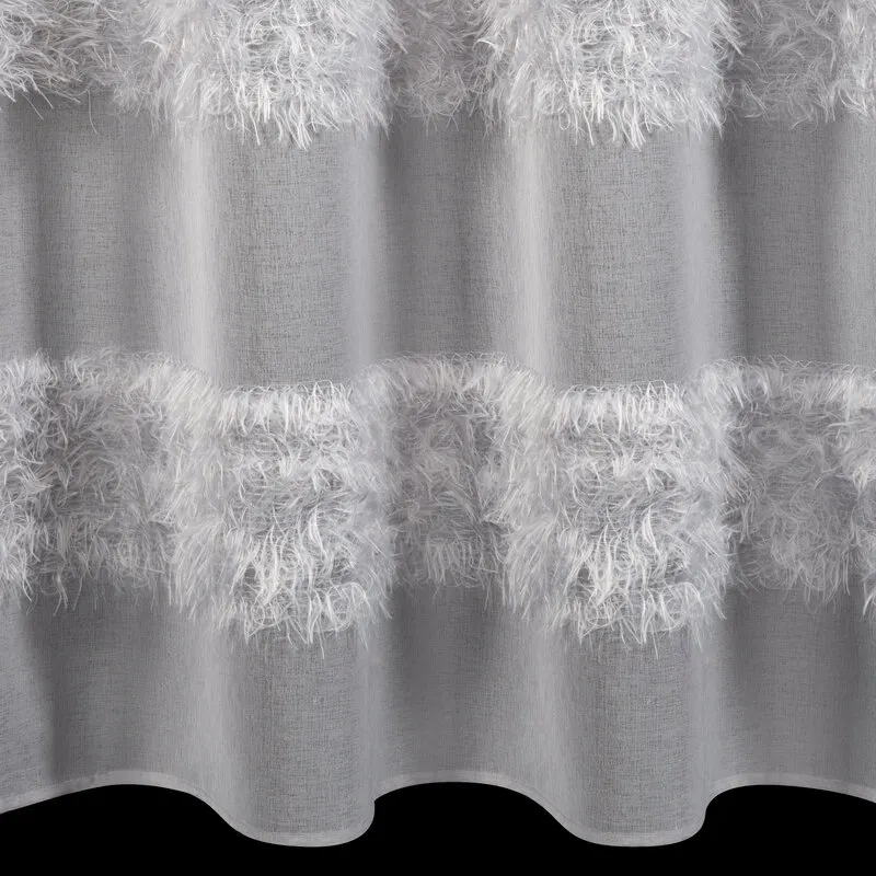 FIRANA GOTOWA MARGARET 140 X 250 CM SREBRNY - EU_453362