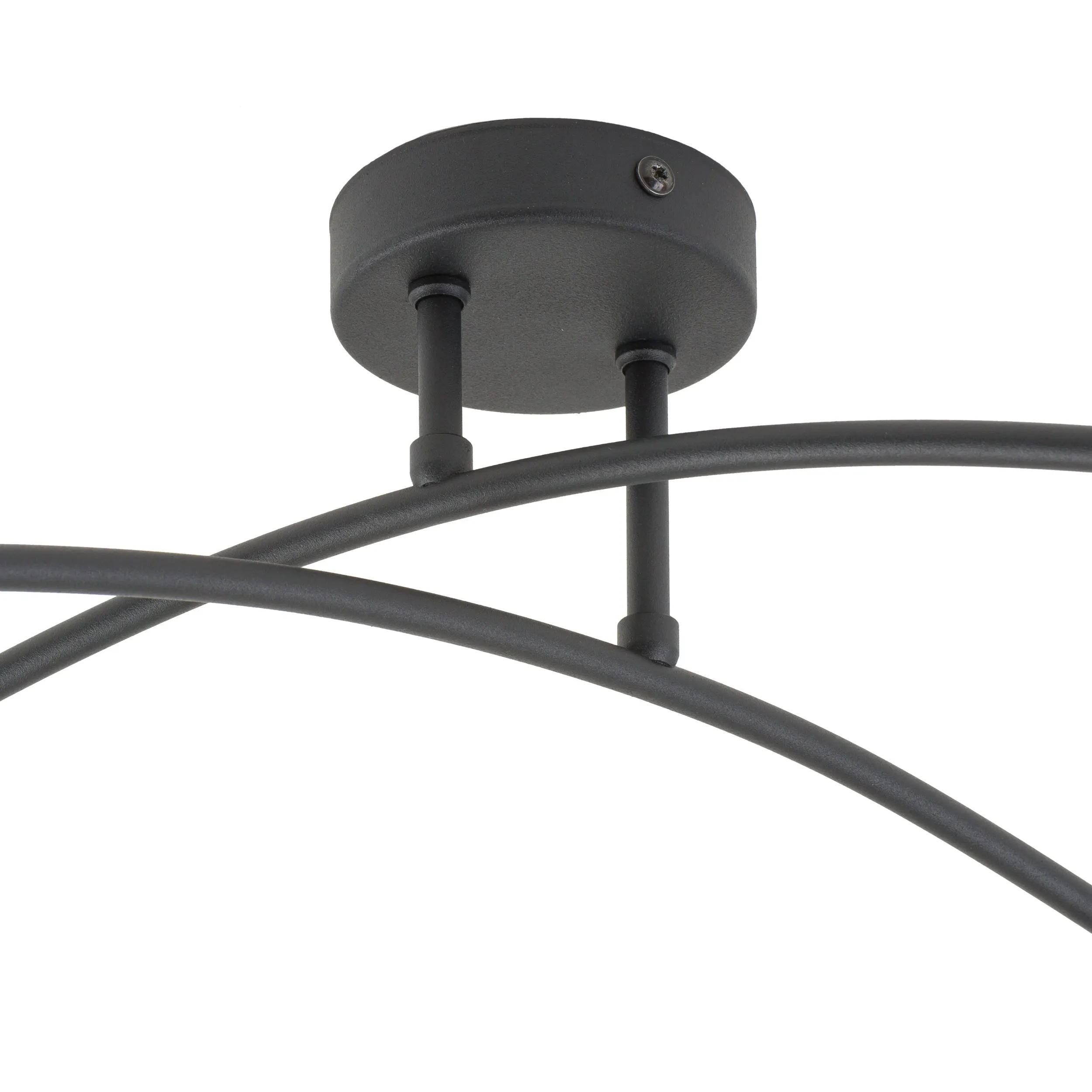 Lampa sufitowa HELIX czarna metalowa 62x20cm - TK_4687