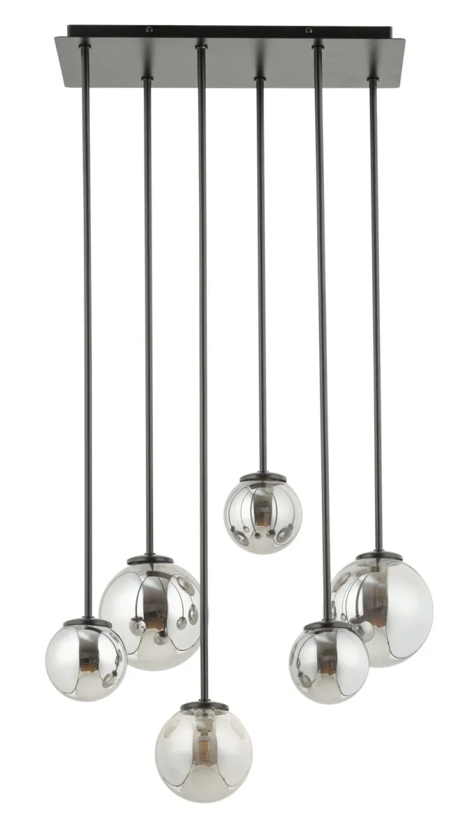 Lampa wisząca TULIA 6 szara