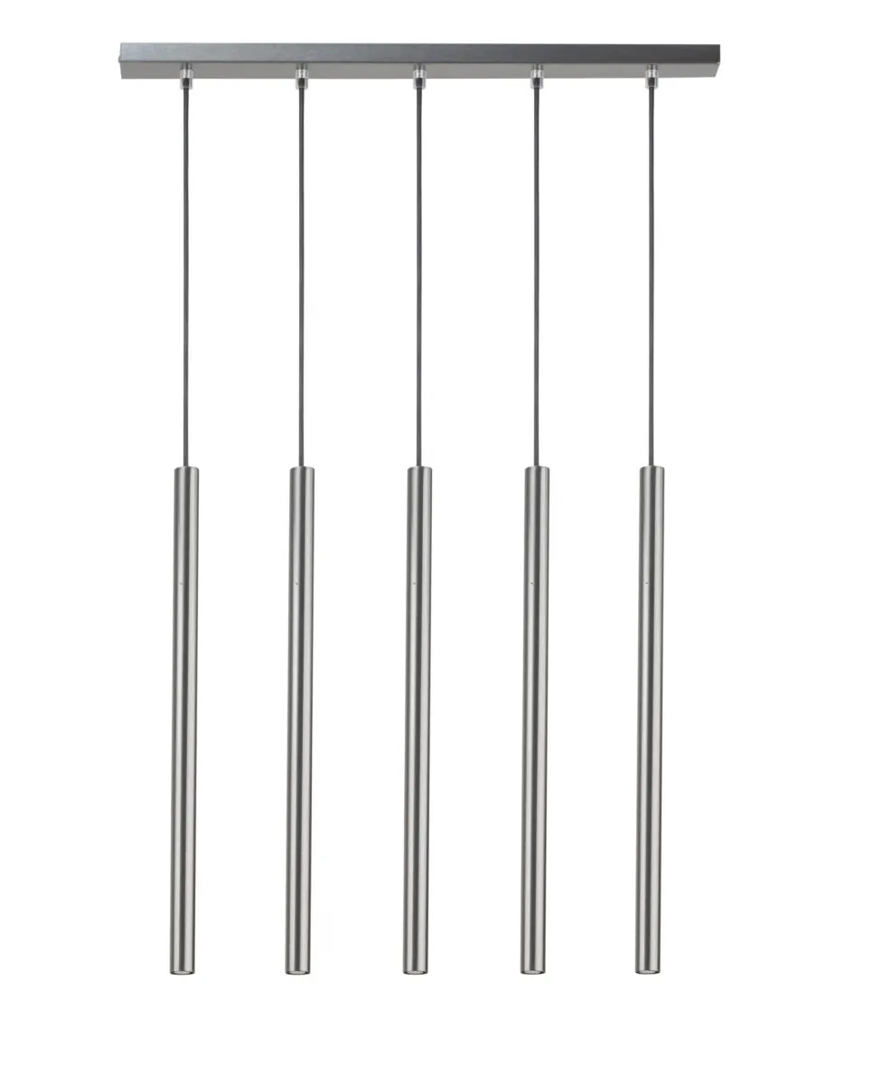 Lampa wisząca SOPEL 5 srebrna Lampa wisząca SOPEL 5 srebrna