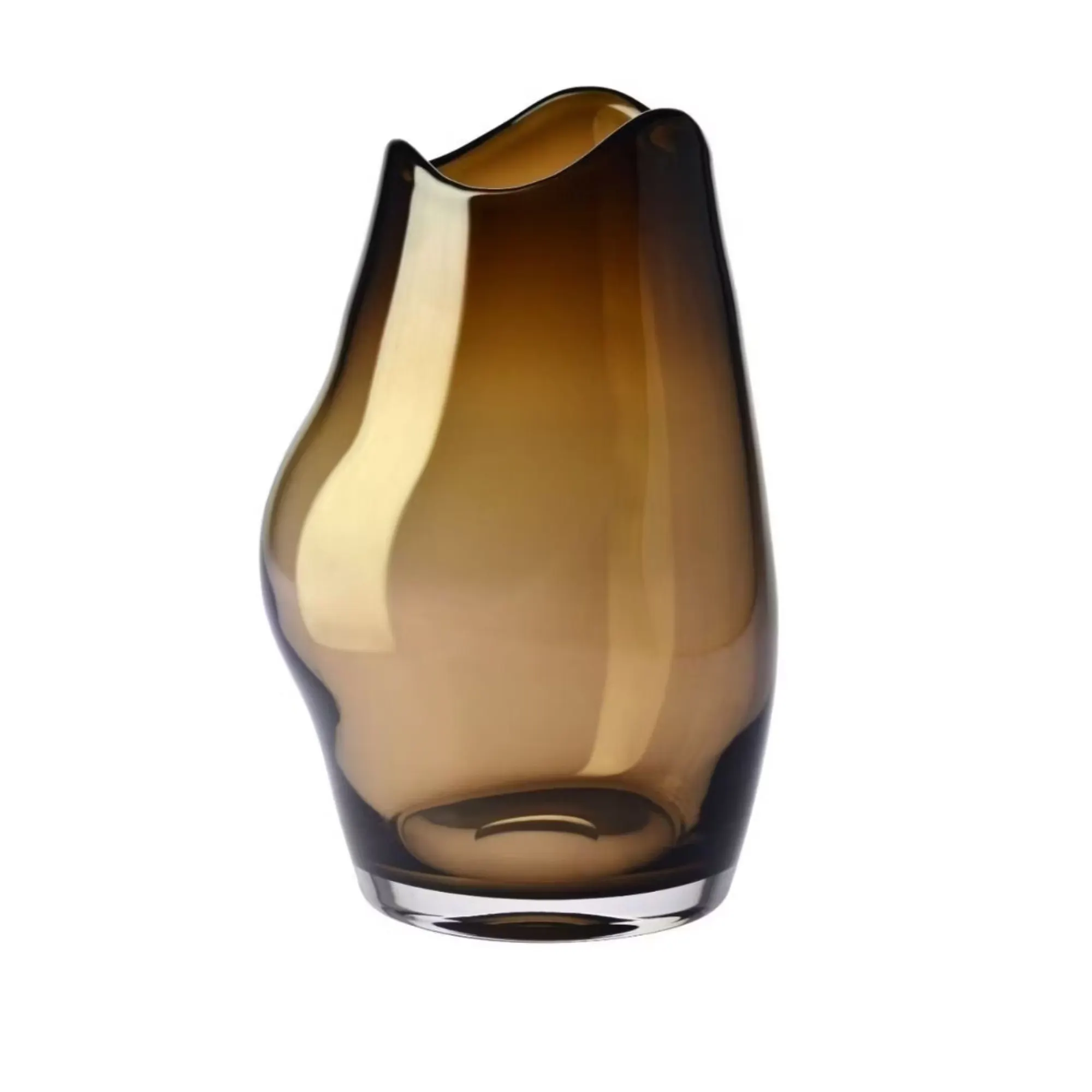 Wazon GEMSTONE ORGANIC 32cm brązowy