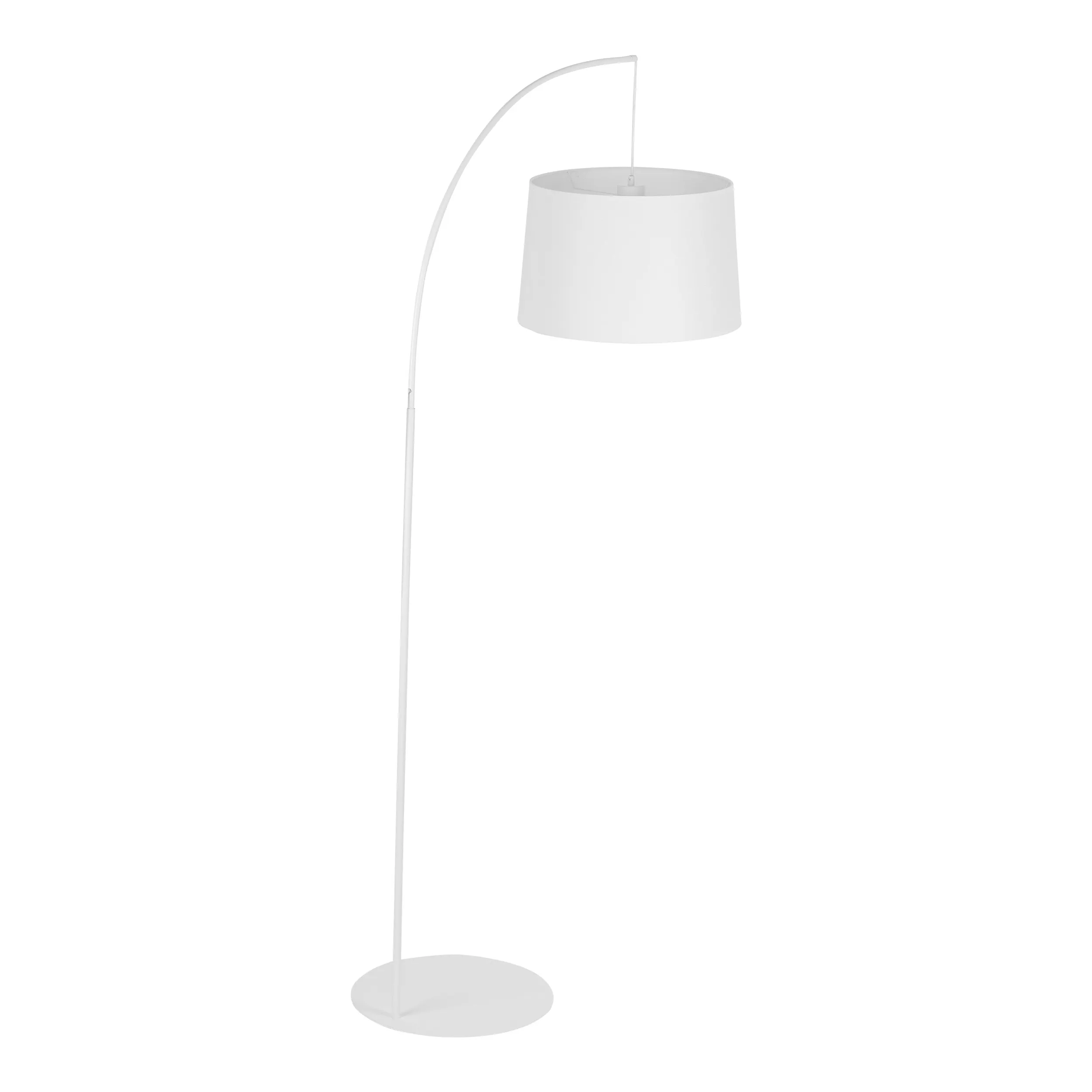 Lampa podłogowa ORTA biała na metalowej podstawie 200x90x45cm - TK_5416