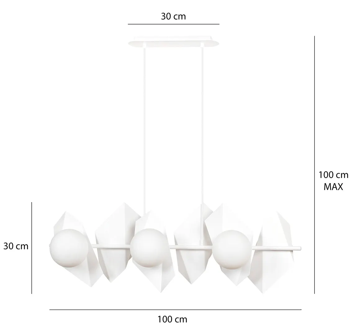 Lampa wisząca DRIFTON 6 biały — zdjęcie 9