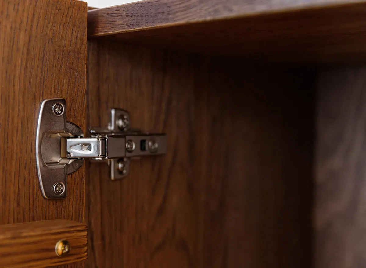 Witryna dębowa COLLODI oświetleniem - tabacco - ZICOL02T