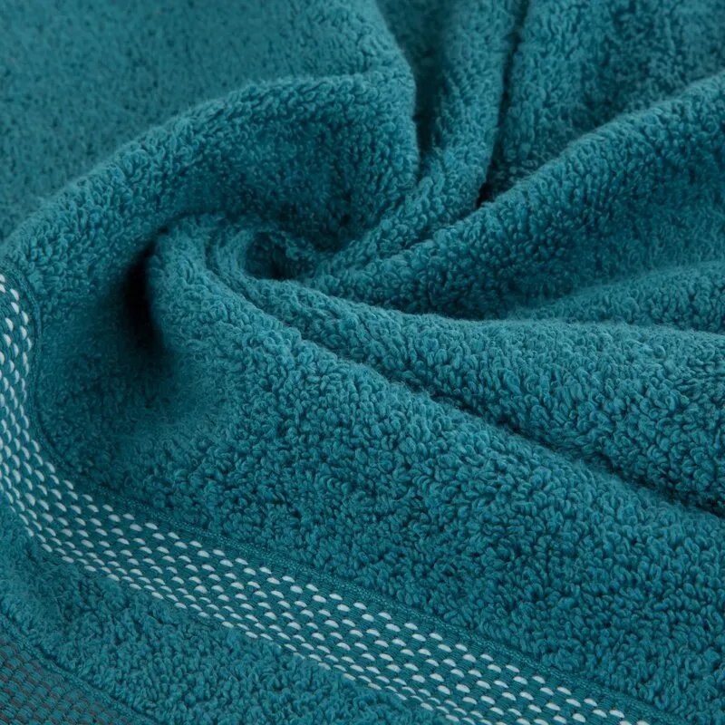 RĘCZNIK RIKI (06) 70 X 140 CM TURKUSOWY - EU_429775