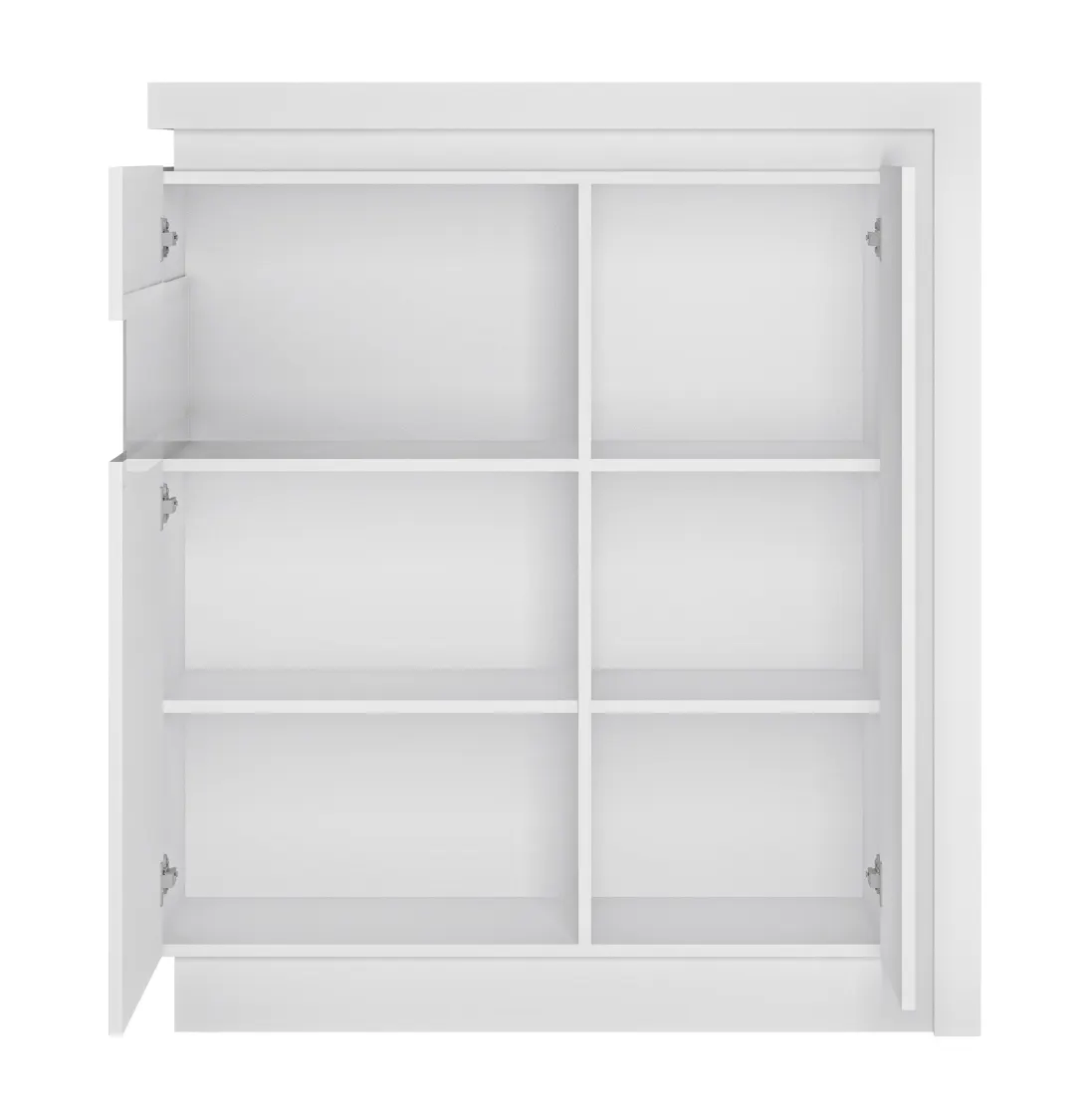 WITRYNA NISKA Z OŚWIETLENIEM LYON BIAŁY LYOV04L BIAŁY ALPIN/BIAŁY HG - 6000000010716