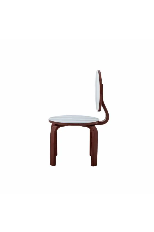 Krzesło dziecięce LIOVA biały niebieski - ND_82063209