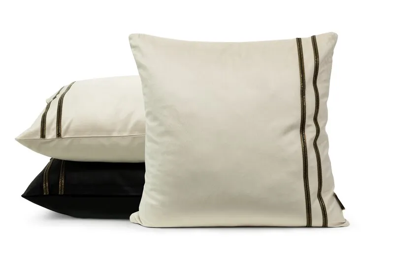 POSZEWKA VELVET 31 45 X 45 CM KREMOWY - EU_387733