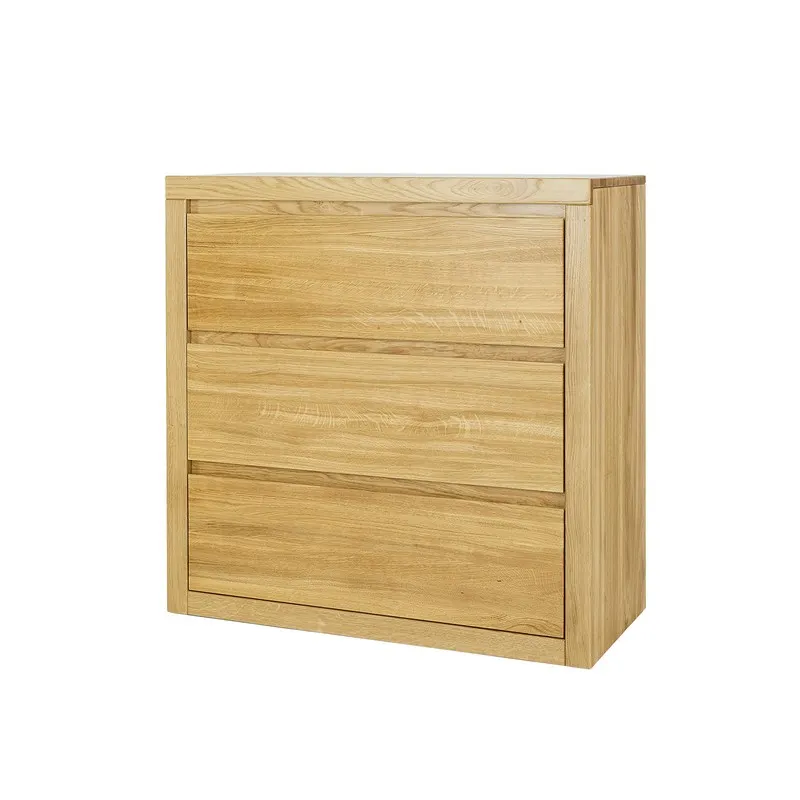 Komoda dębowa KD314 Naturalny DREWMAX — zdjęcie 2