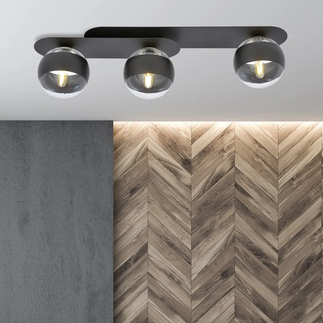 Lampa sufitowa PLAZA Czarny 1121/3 - 1121/3