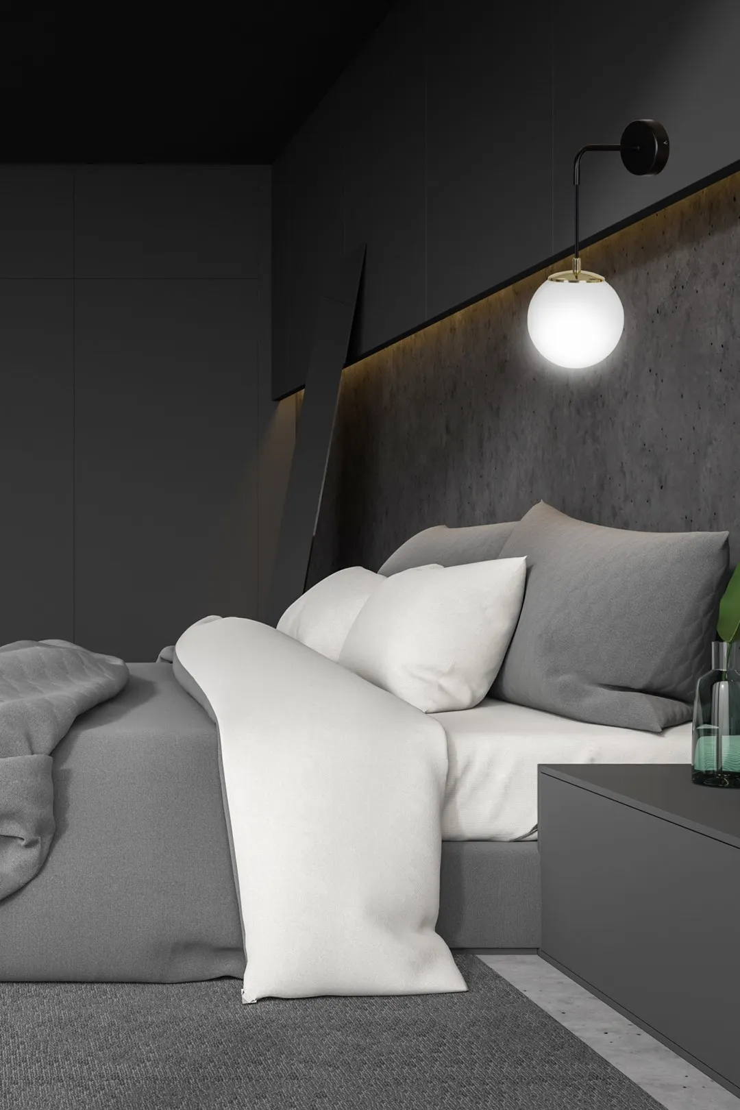 Kinkiet OGNIS Czarny 966/K1 - 966/K1