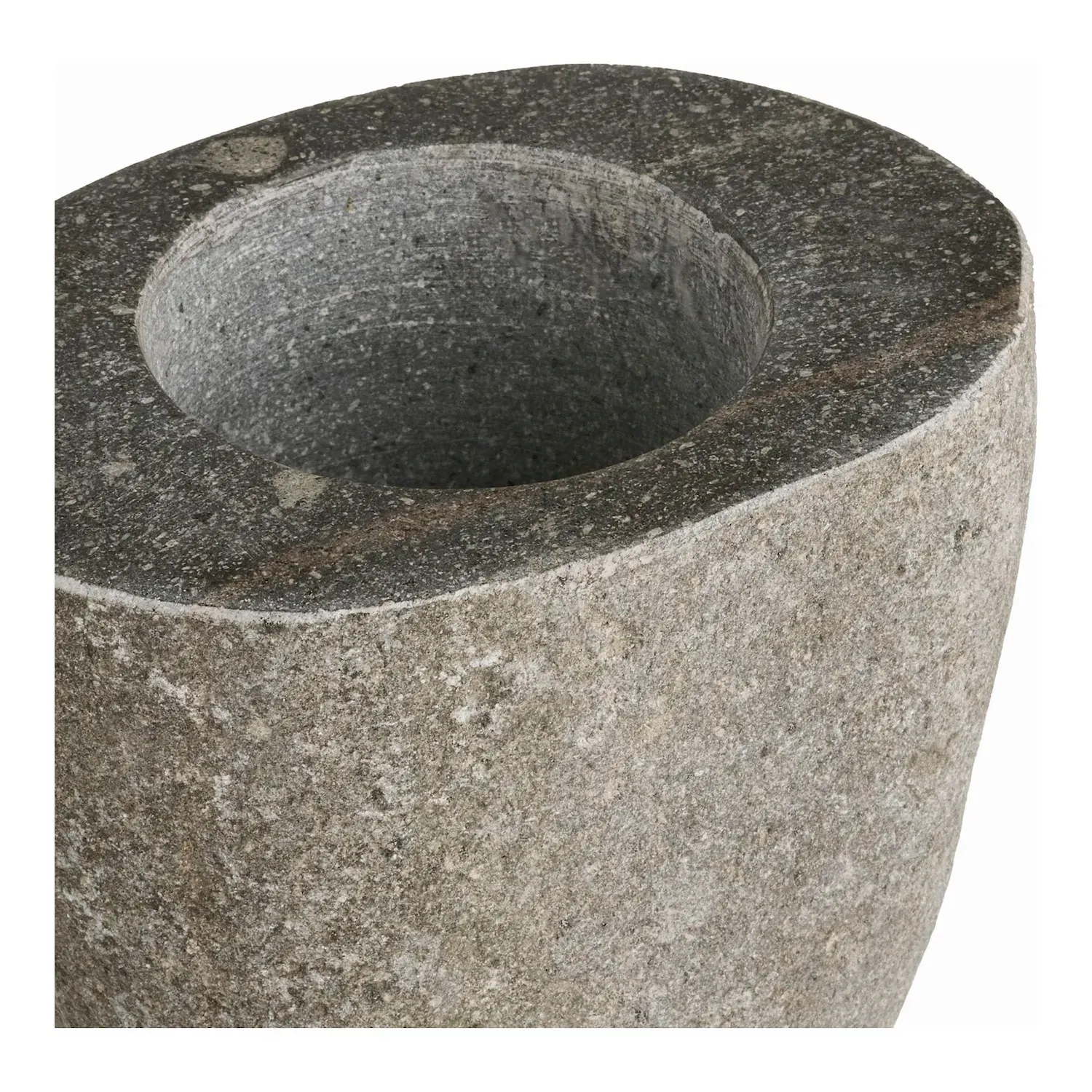 Gara Słoik do przechowywania, kamień rzeczny, naturalny, 9x10,5x10 cm - 4501270