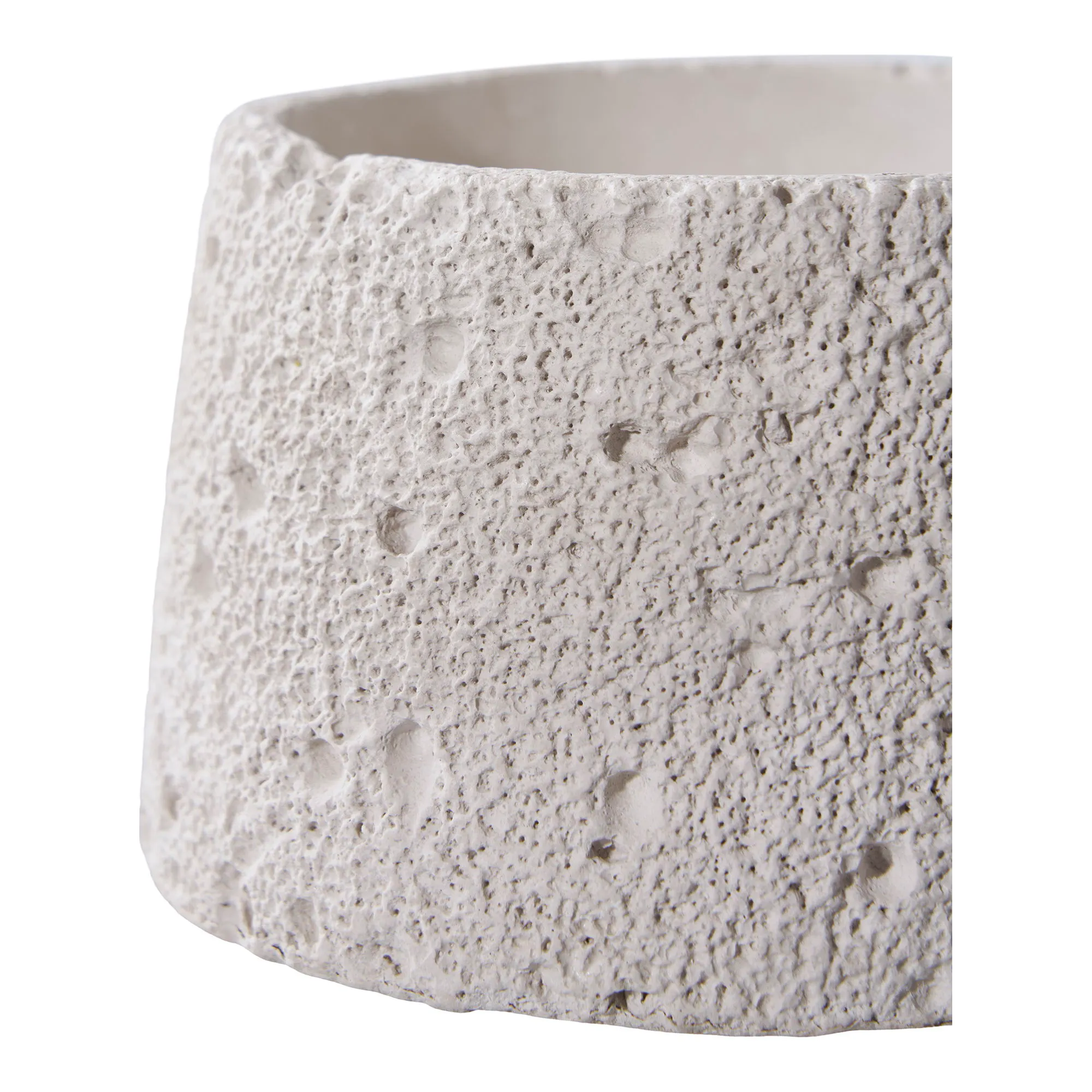 Świecznik cementowy CANDLE zestaw 2 sztuk szary - 4561190