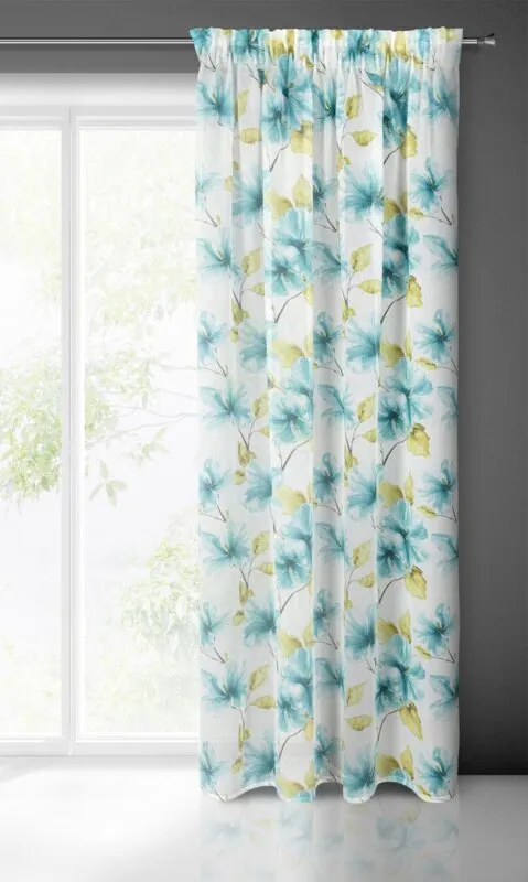 FIRANA GOTOWA SOFIA NA TAŚMIE 140 X 270 CM BIAŁY