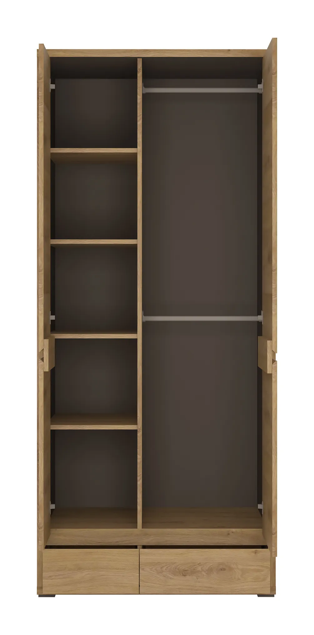 SZAFA 2-drzwiowa SHETLAND TYP 20 Dąb Shetland, Szary - 6003005000884