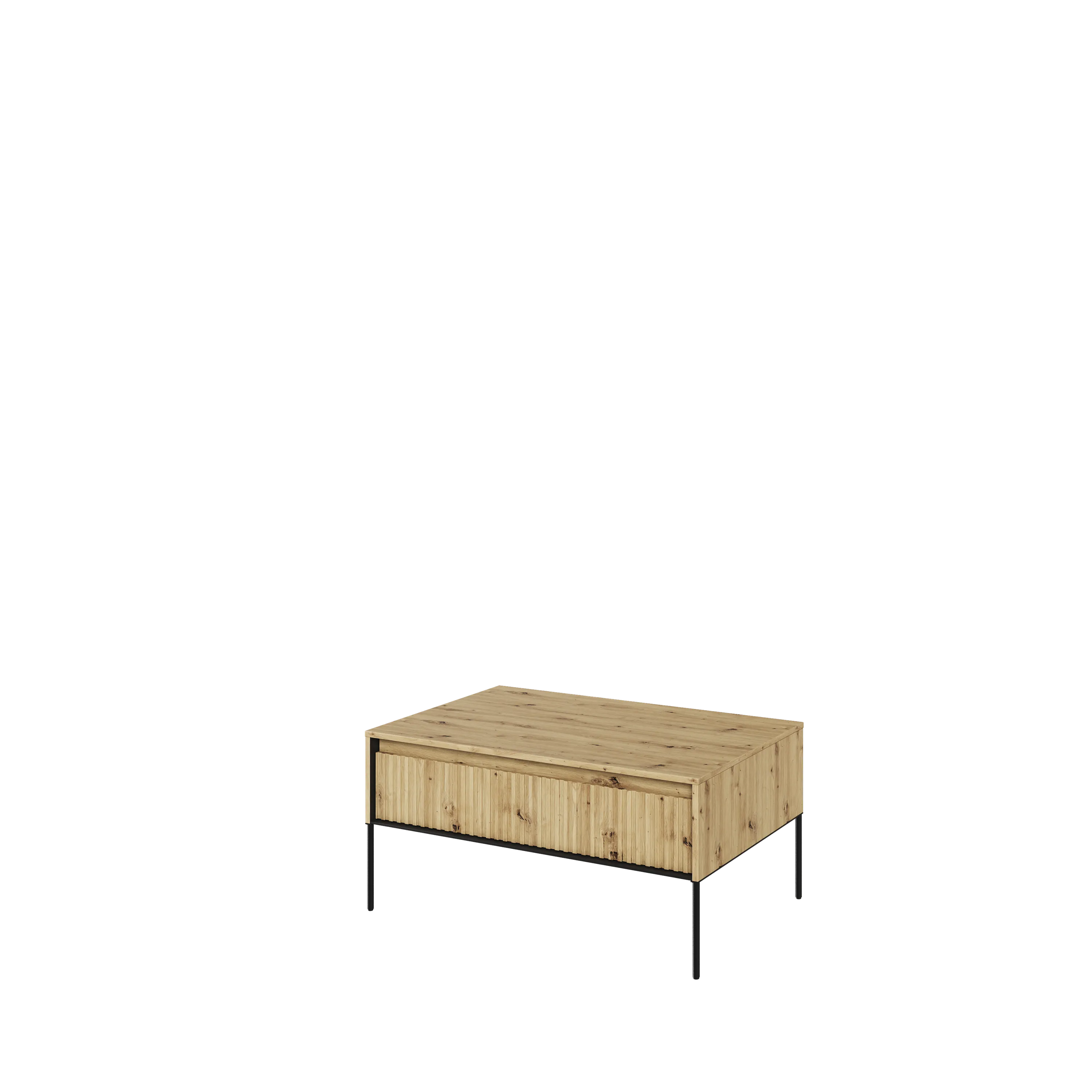 Stolik kawowy TREND TR-09 dąb artisan/czarny