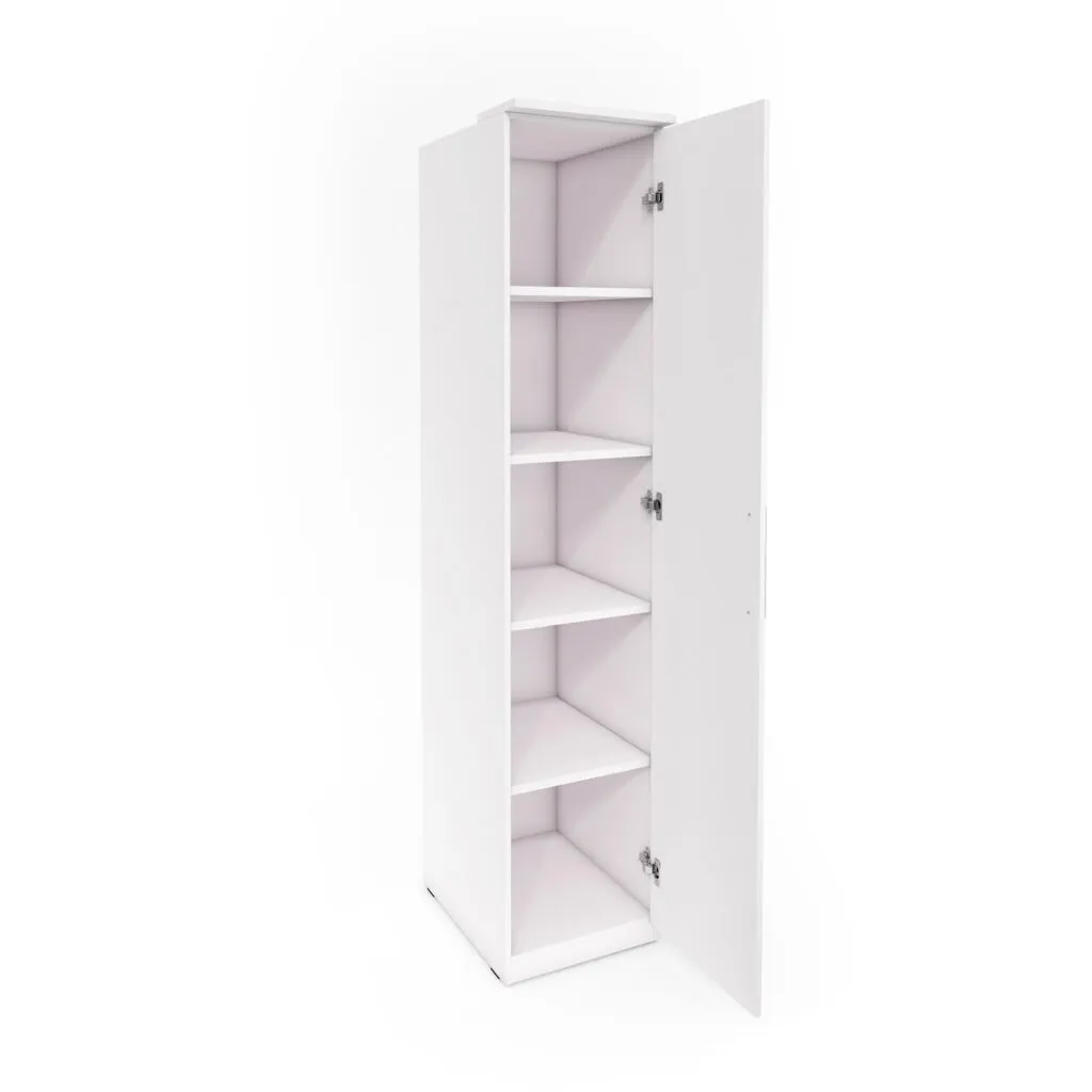 Szafa 1-drzwiowa OPTIMA L/P 45cm biały połysk — zdjęcie 2