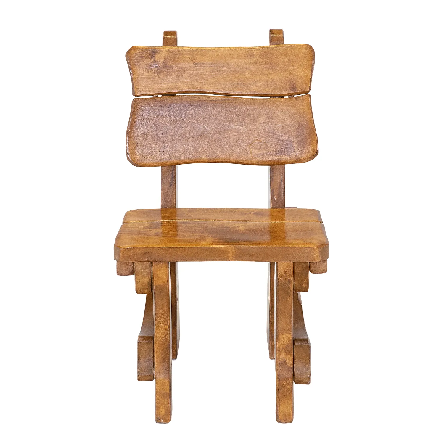 Krzesło ogrodowe drewniane ERYK olcha kolor dąb powłoka ochronna - DR_MO217_KRZESLO