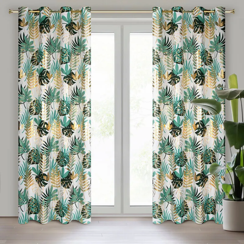 ZASŁONA MALTA 140 X 250 CM CIEMNOZIELONY ZASŁONA MALTA 140 X 250 CM CIEMNOZIELONY