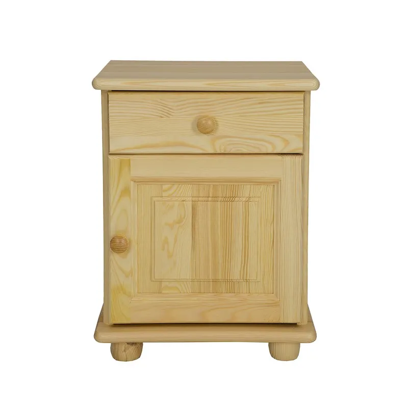 SN101 szafka nocna S42 W55 G35 sosna naturalny DREWMAX - 00622