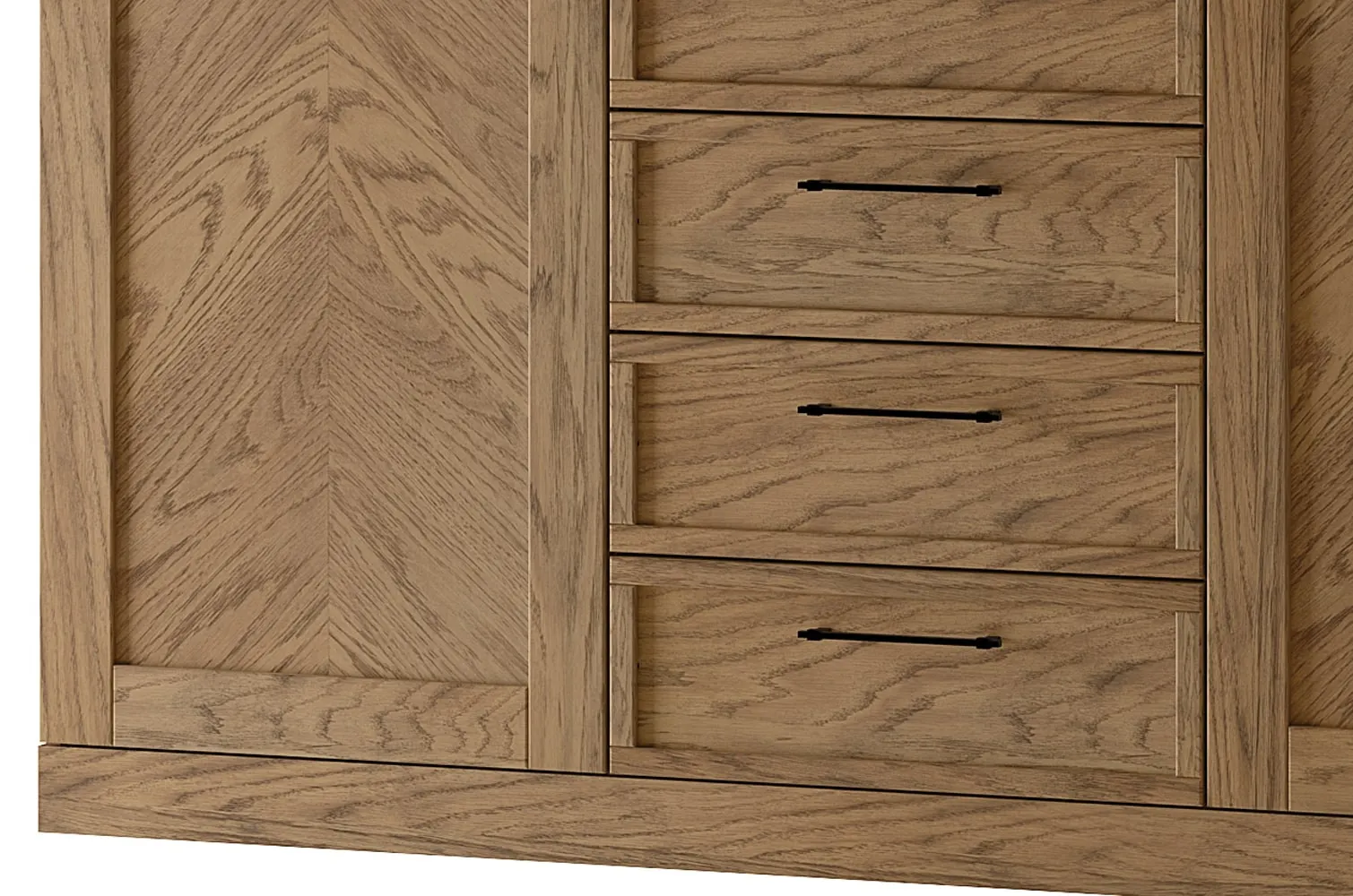 COZY 47 Komoda 2-drzwiowa z 4 szufladami SZYNAKA - TH-100-1584