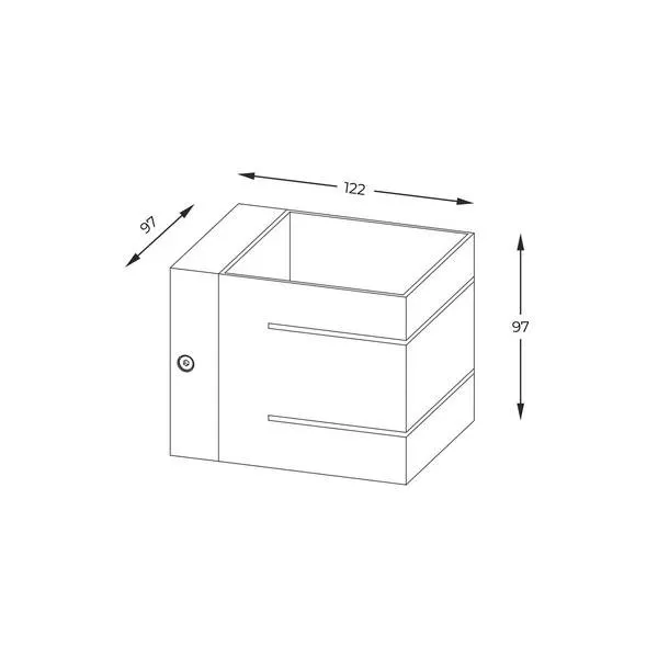 TRANSFER WL 2 KINKIET BIAŁY/WHITE - 003064-024539