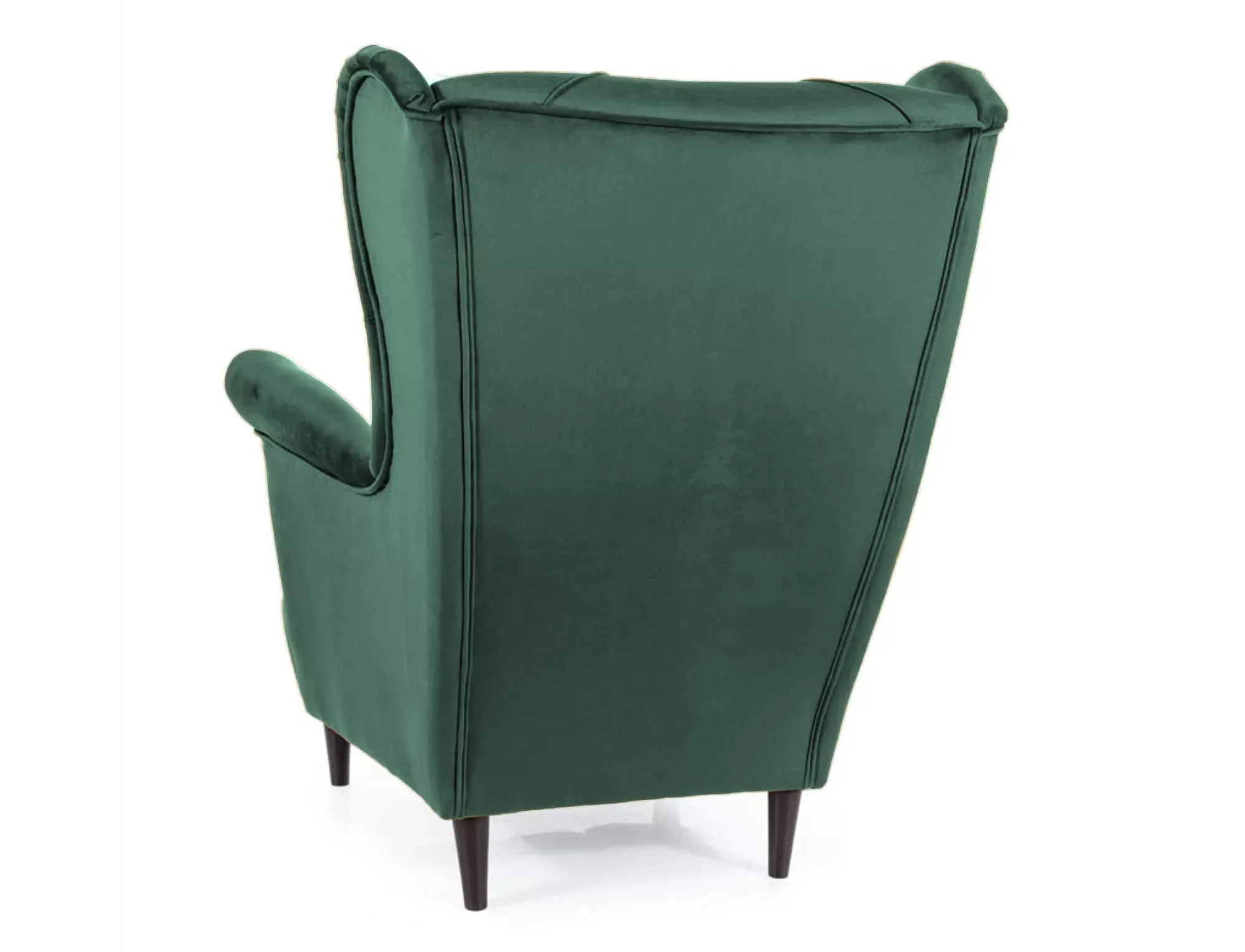 Fotel LADY VELVET Bluvel 78 zielony wenge Signal