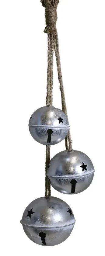 Zawieszka DZWONKI MAXI srebrne