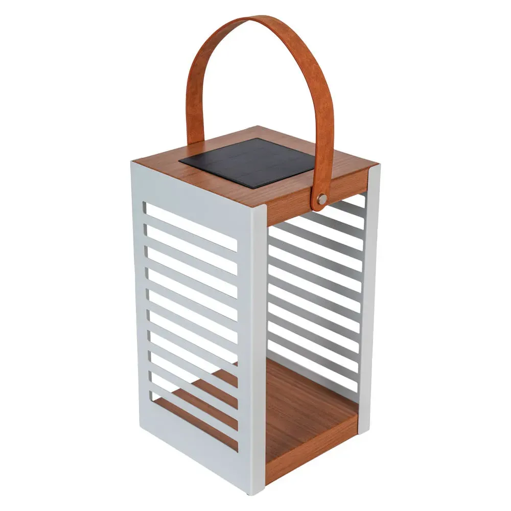 Lampa solarna SCANDI GLOW biała