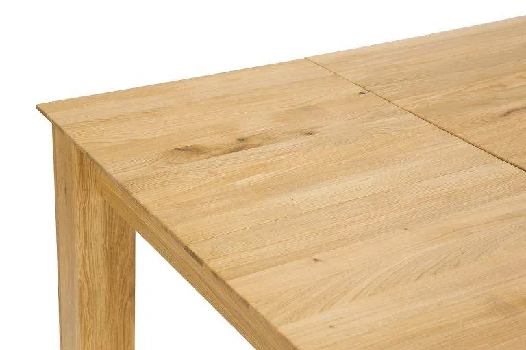 Stół dębowy 180(230-280)x100 ST384 Kakao DREWMAX