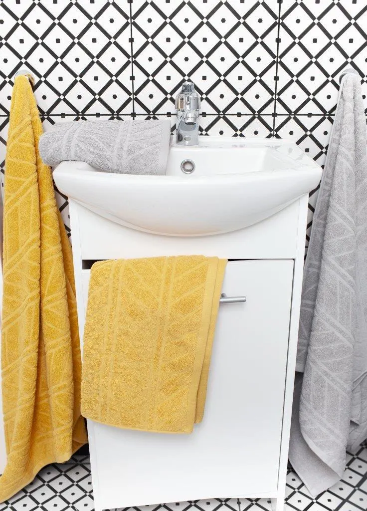 Ręcznik frotte RELIEF 30x50 gramatura 500 szary - FARO_30230