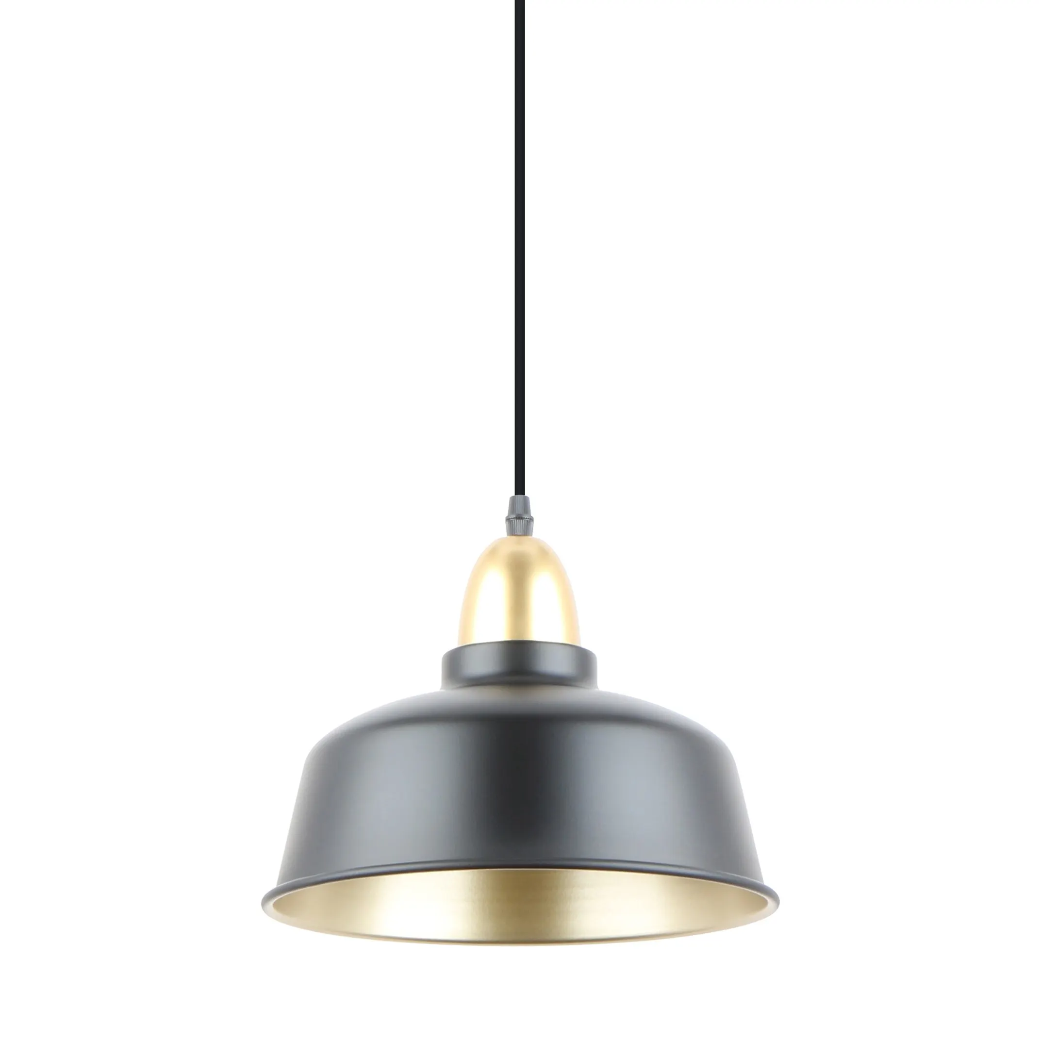MENSA LAMPA WISZĄCA CZARNY MAT+ZŁOTO/MATT BLACK+GOLD