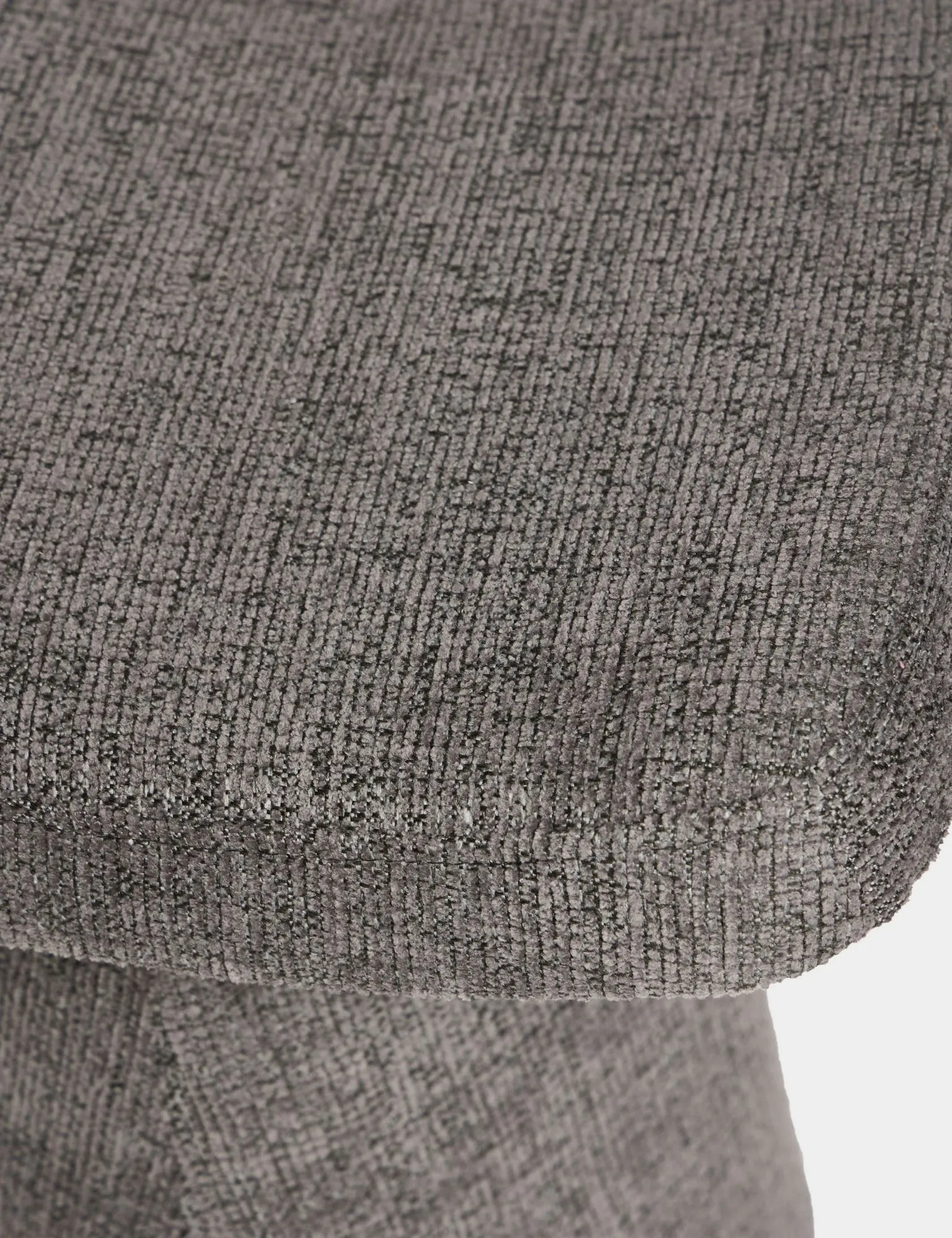 Podnóżek tapicerowany ASBERG 37x47 cm szary - ASI_370CTF1103