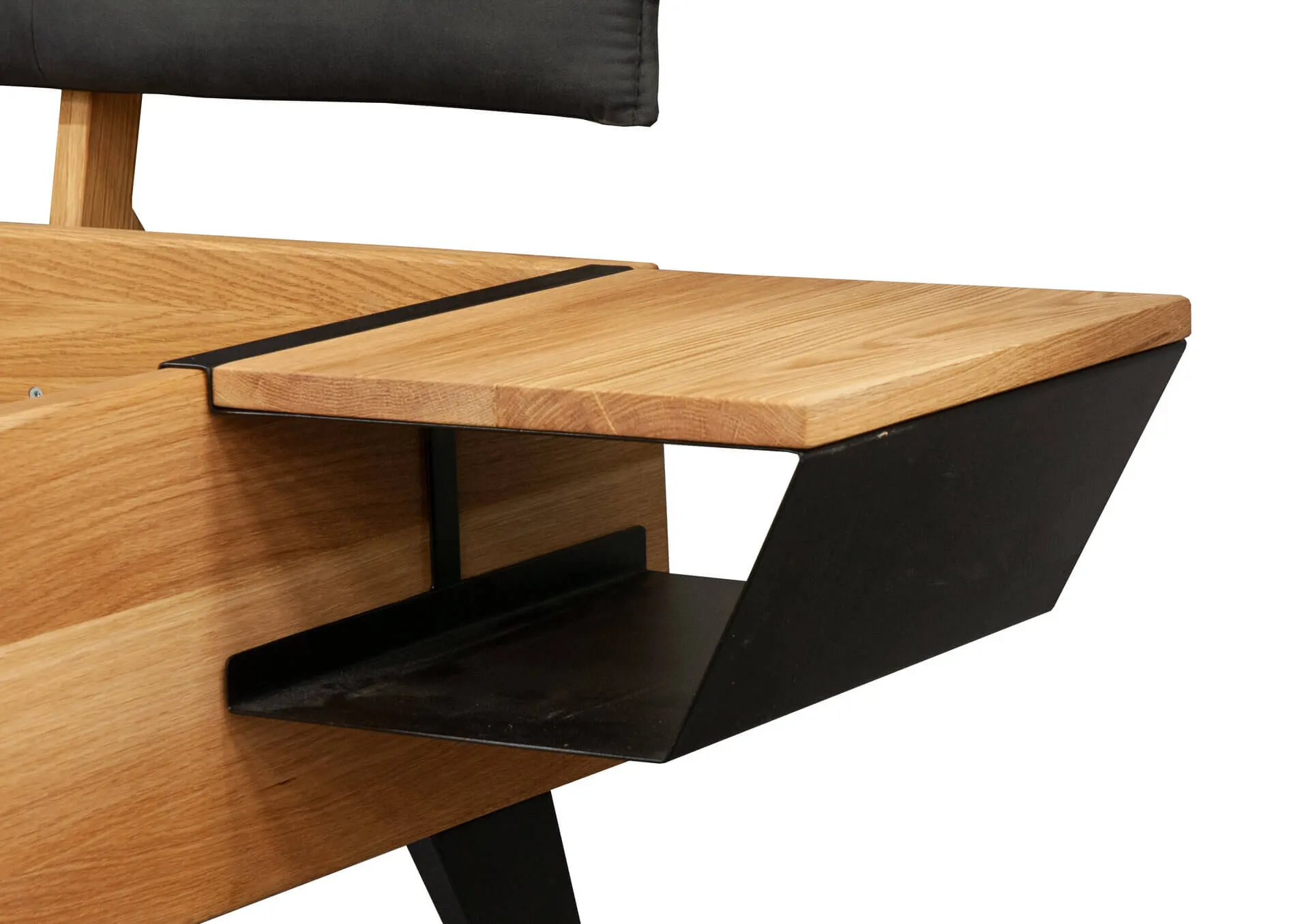 Szafka nocna wisząca dębowa FUSION 45x33 drewniano-metalowa - GK_105587000