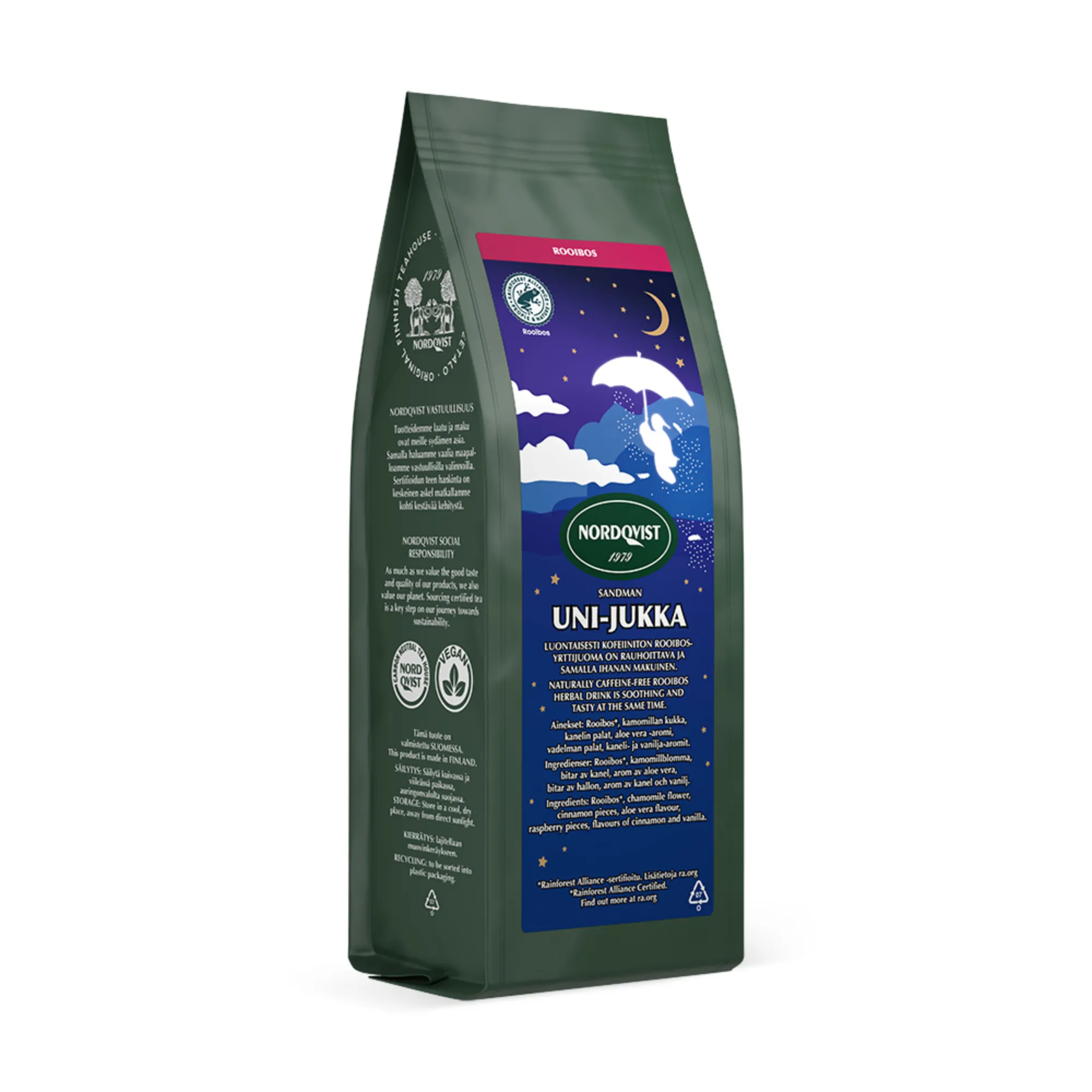 Herbata ziołowa SANDMAN 80g RFA waniliowa nuta Nordqvist