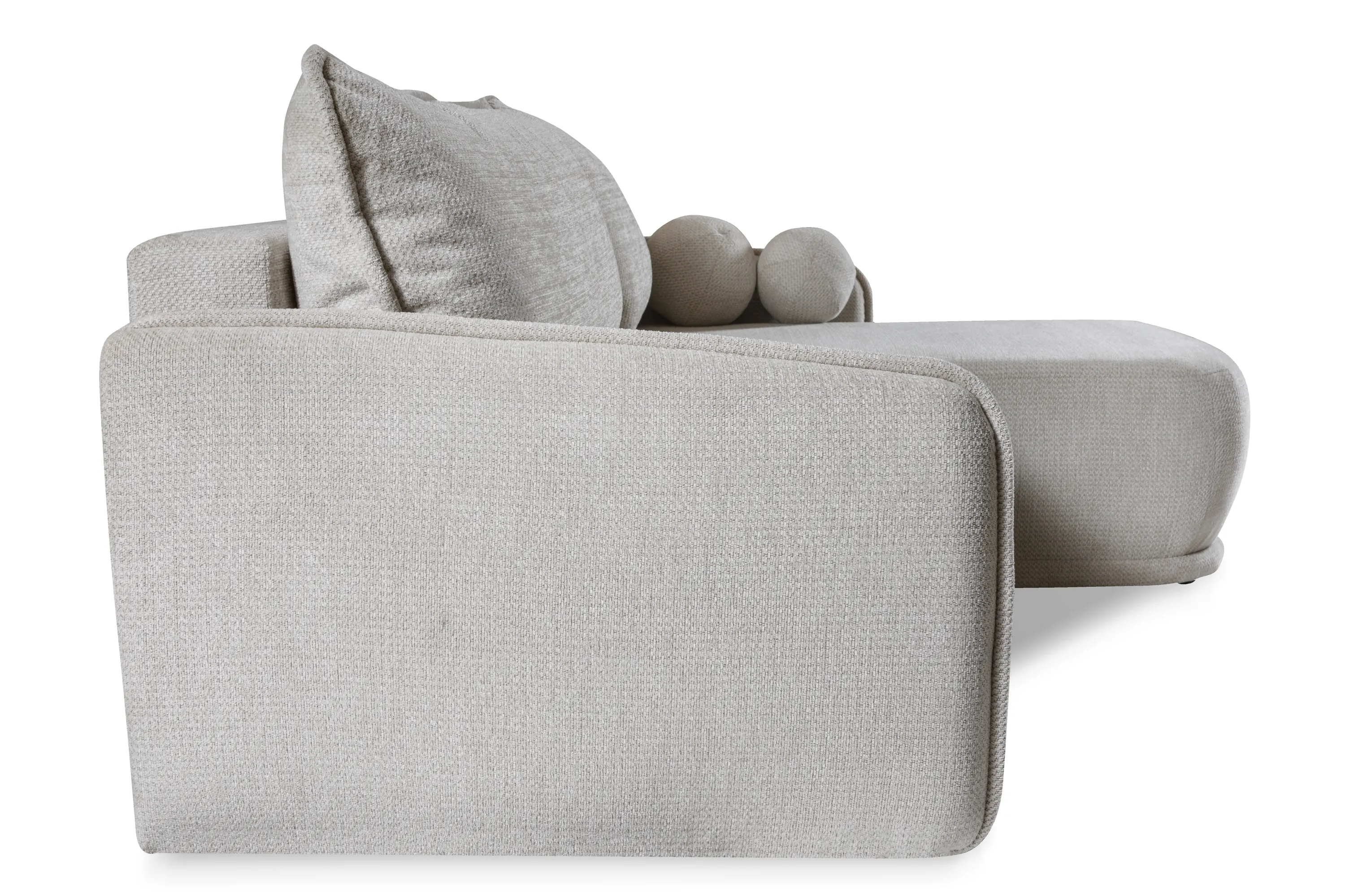 Narożnik rozkładany z pojemnikiem CLOUD ARTICO NATA 240 cm L/P szary - CLOUD_ARTICO_NATA