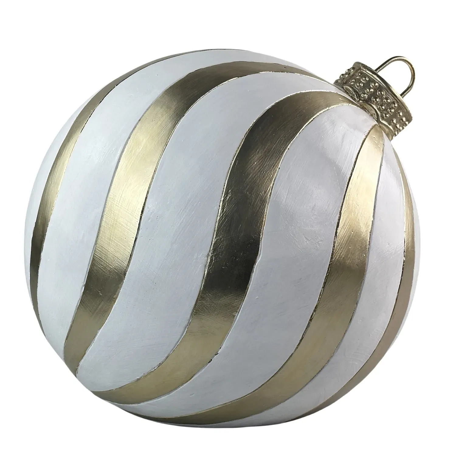 BOMBKA ceramiczna 8501 MAXI biało-złota BOMBKA ceramiczna 8501 MAXI biało-złota