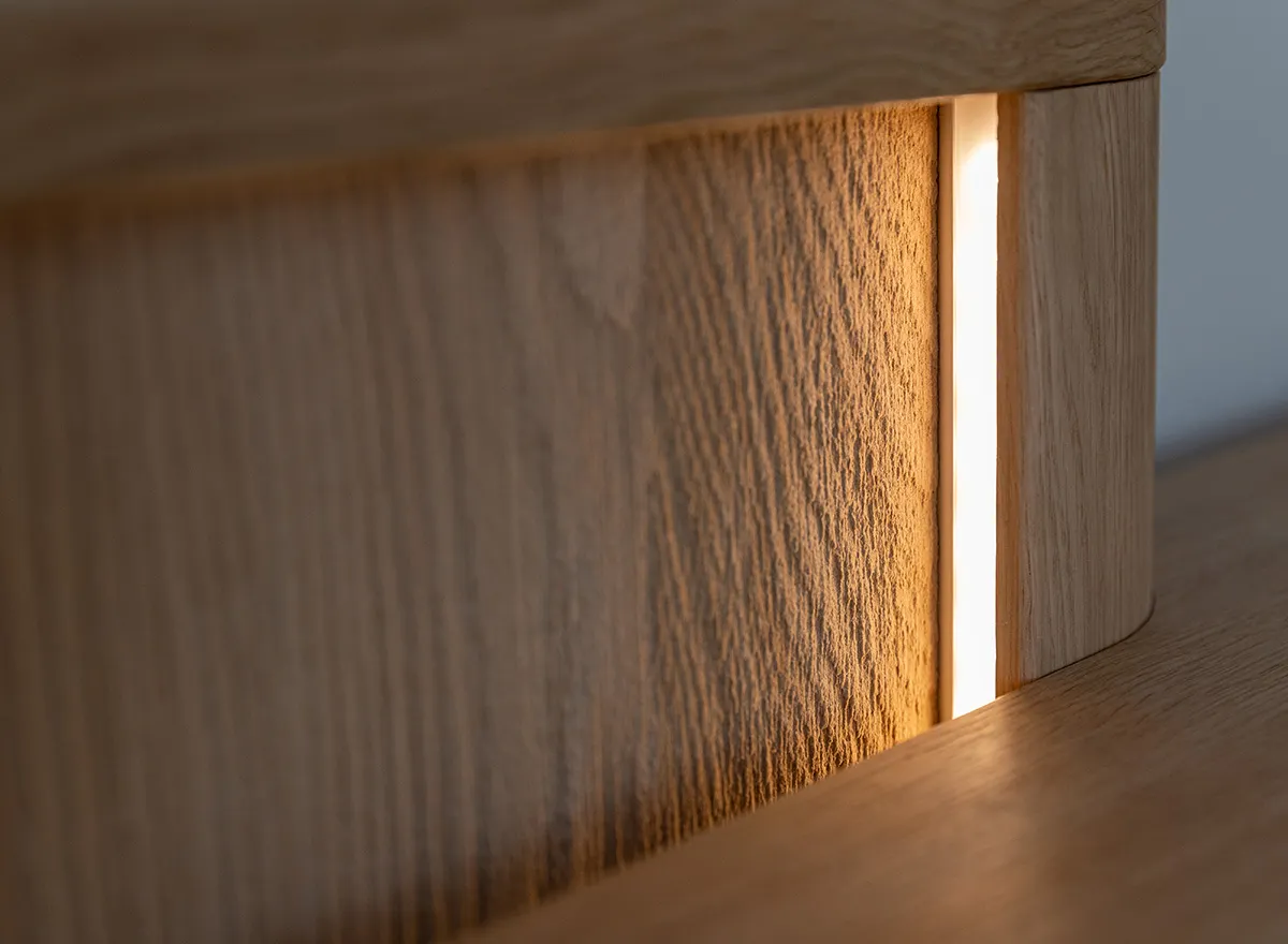 Półki wiszące drewniane DIVISIONE dąb olejowany - ZIDIV13