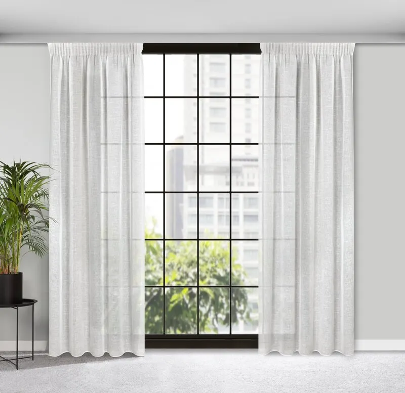 Zasłona na taśmie KATRIN 140x270 półtransparentna - EU_408631