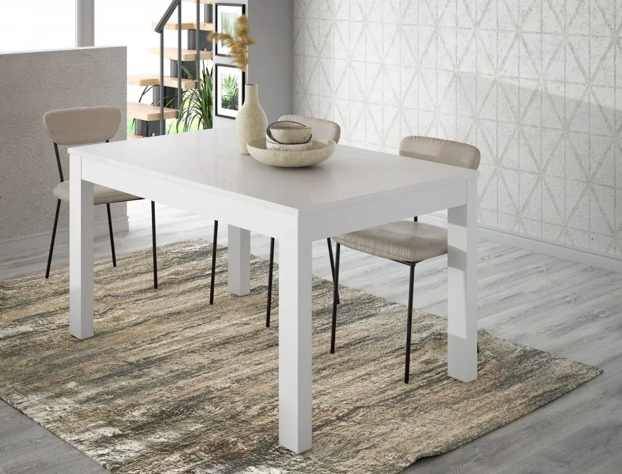 Stół rozkładany TULUZA 140(240)x90 biały - PRTT402-C04