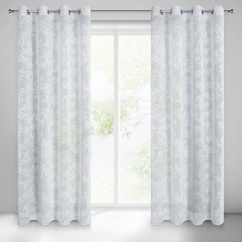 ZASŁONA GOTOWA AMBER 140X250 CM SZARY ZASŁONA GOTOWA AMBER 140X250 CM SZARY