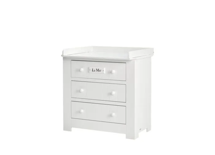 Komoda z szufladami MARSYLIA 100 cm biała - PIN_019-023-110