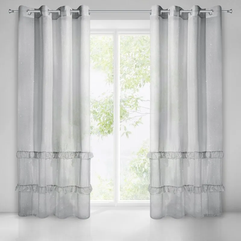 FIRANA GOTOWA ARIANA 140X250 CM SZARY FIRANA GOTOWA ARIANA 140X250 CM SZARY